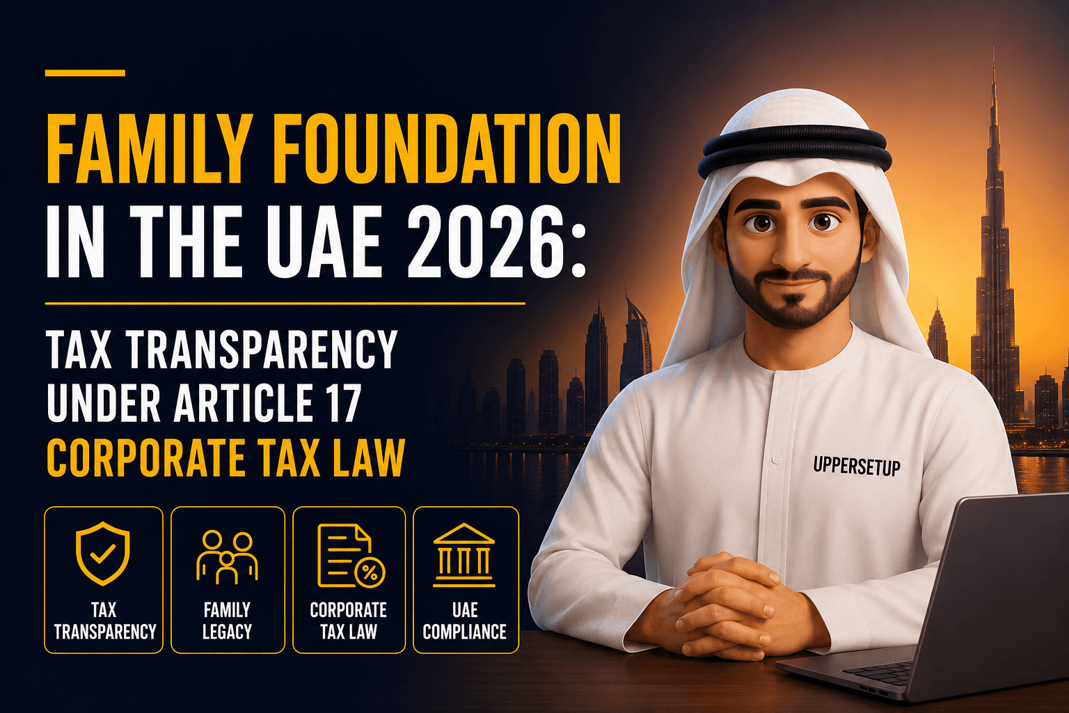 Family Foundation в ОАЭ 2026: налоговая прозрачность по статье 17 Corporate Tax Law