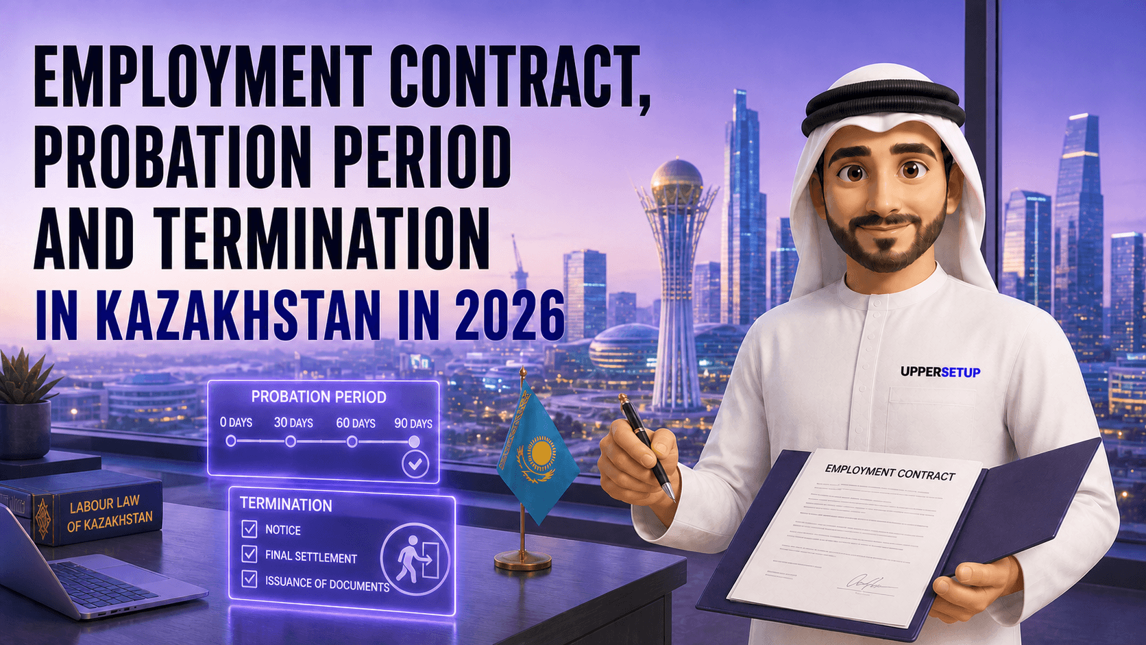 Employment Contracts, Probation and Dismissal in Kazakhstan in 2026: Labour Code No. 414-V After Laws 277-VIII and 295-VIII
