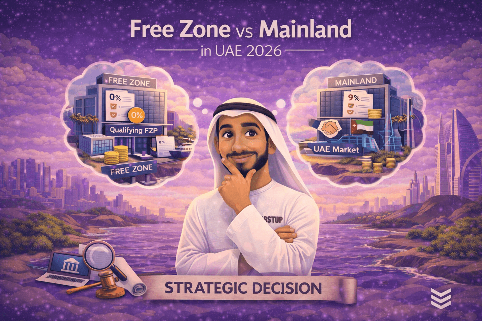 Free Zone or Mainland in the UAE (2026): What to Actually Choose When Registering a Company