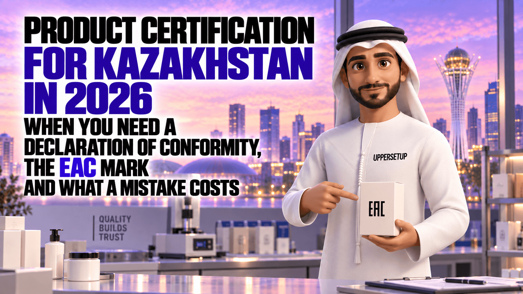 Product Certification for Kazakhstan in 2026: When You Need a Declaration of Conformity, the EAC Mark and What a Mistake Costs