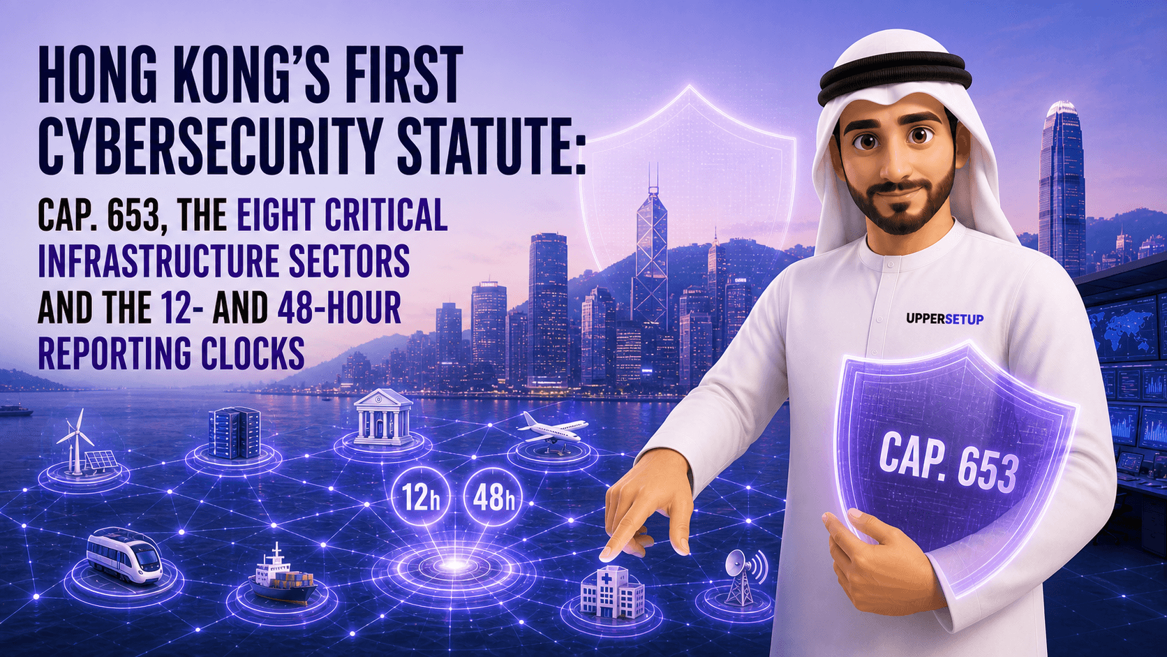 Hong Kong’s First Cybersecurity Statute: Cap. 653, the Eight Critical Infrastructure Sectors and the 12- and 48-Hour Reporting Clocks