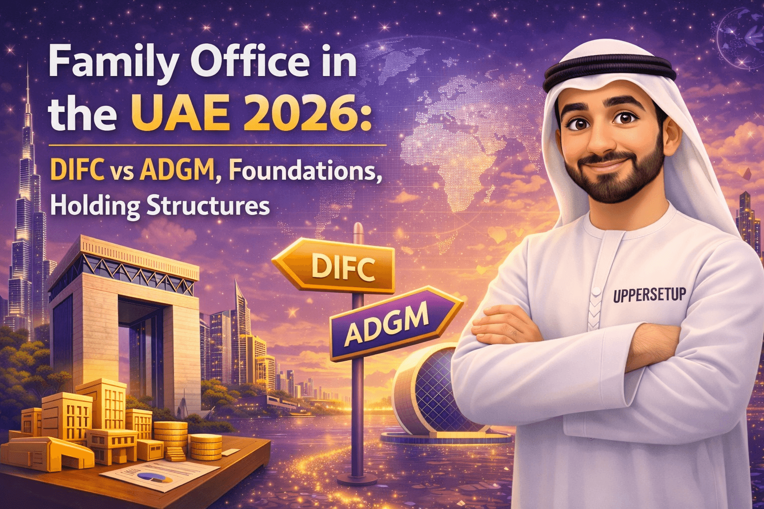 Family Office в ОАЭ в 2026 году: DIFC vs ADGM, фонды (Foundations), холдинговые структуры и новая архитектура управления частным капиталом