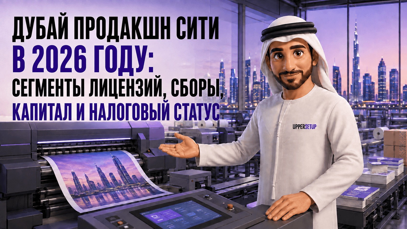 Dubai Production City в 2026 году: сегменты лицензии, сборы, капитал и налоговый режим