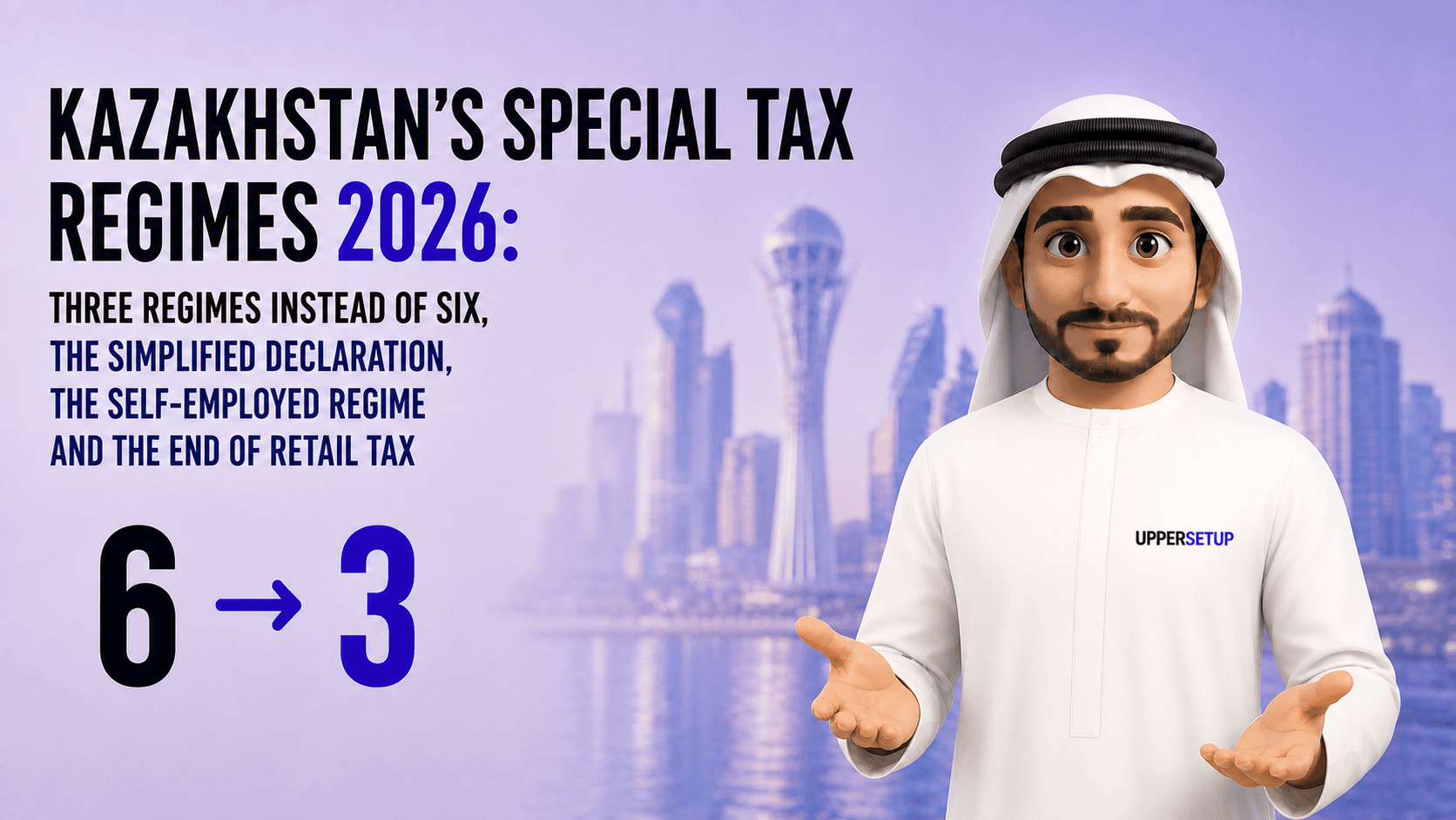 Kazakhstan's Special Tax Regimes 2026: Three Regimes Instead of Six, the Simplified Declaration, the Self-Employed Regime and the End of Retail Tax