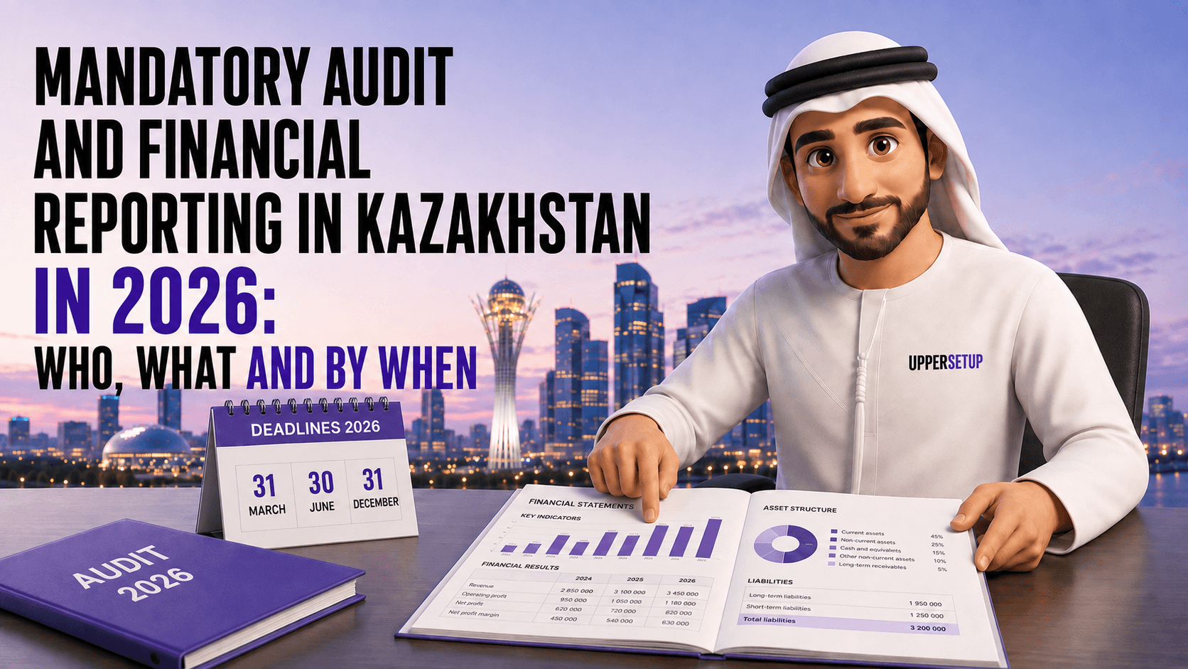 Mandatory audit and financial reporting in Kazakhstan in 2026: who, what and by when