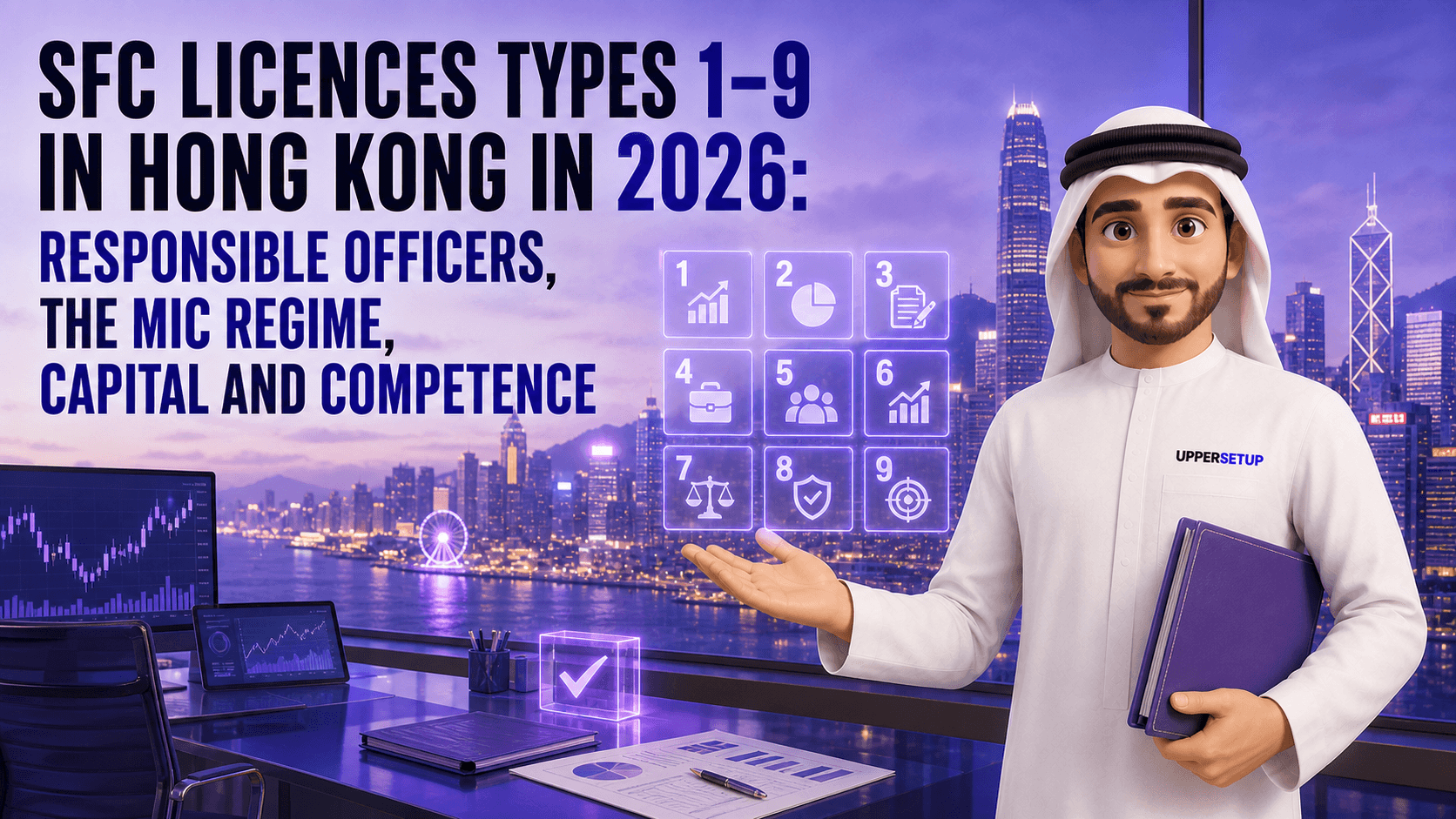 SFC Licences Types 1–9 in Hong Kong in 2026: Responsible Officers, the MIC Regime, Capital and Competence