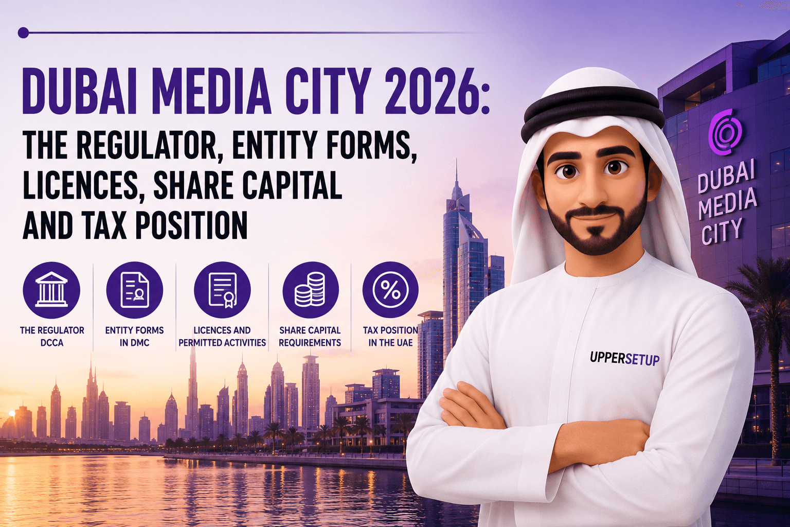 Dubai Media City 2026: the Regulator, Entity Forms, Licences, Share Capital and Tax Position