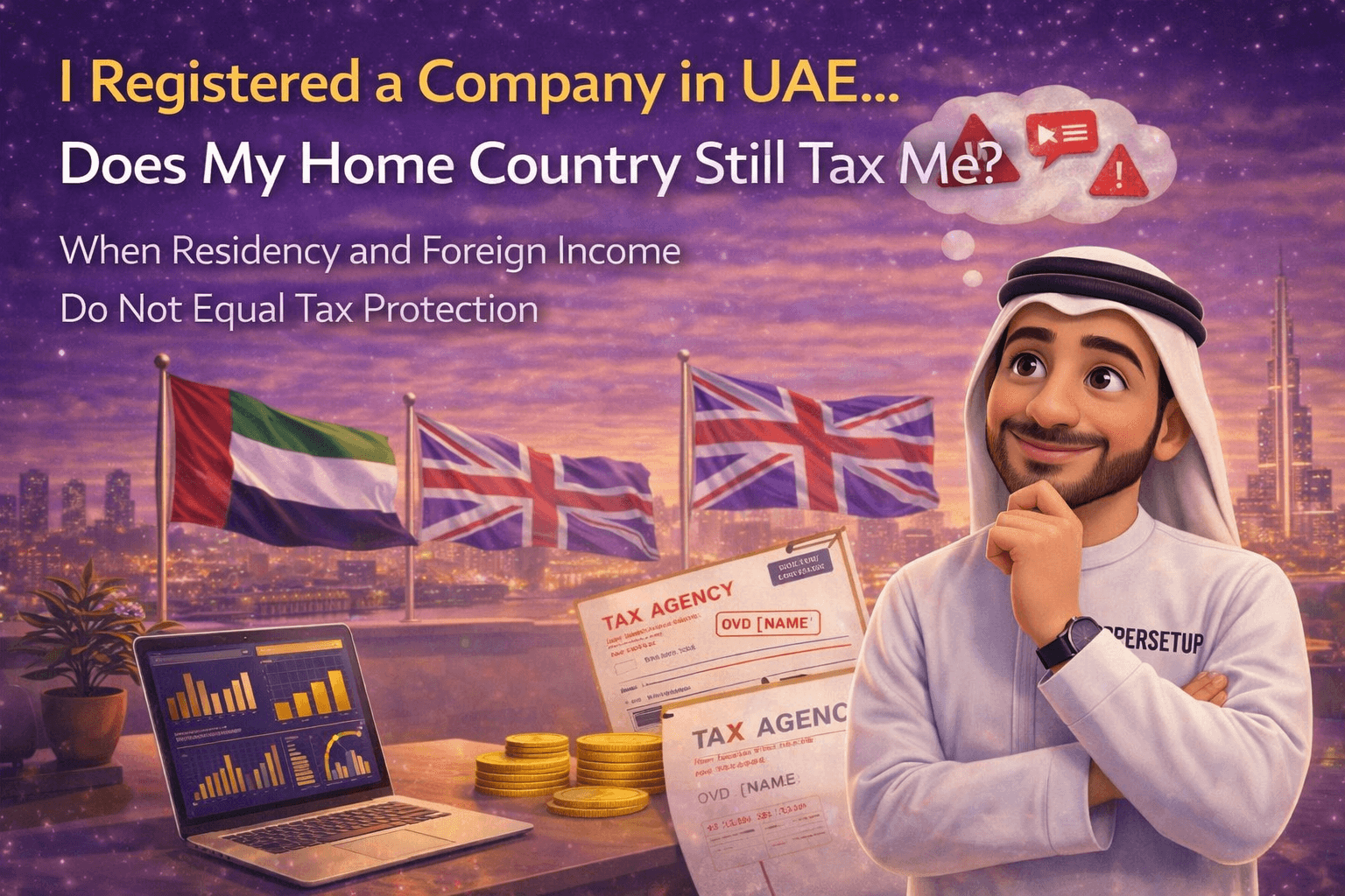 You Registered a Company in the UAE. Does That Make You a UAE Tax Resident?