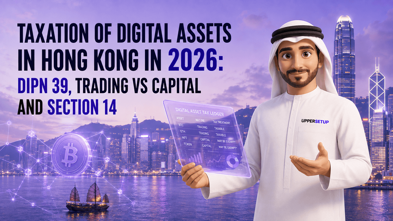 Taxation of Digital Assets in Hong Kong in 2026: DIPN 39, Trading vs Capital and Section 14