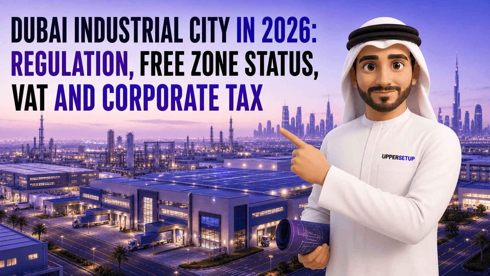 Dubai Industrial City in 2026: Regulation, Free Zone Status, VAT and Corporate Tax