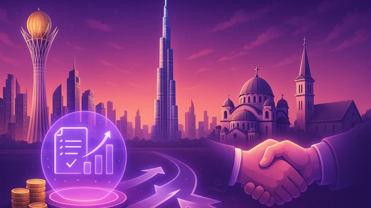 Starting a Business in the UAE, Serbia or Kazakhstan? An Honest Comparison of Conditions in 2025 π¦πͺπ·πΈπ°πΏ