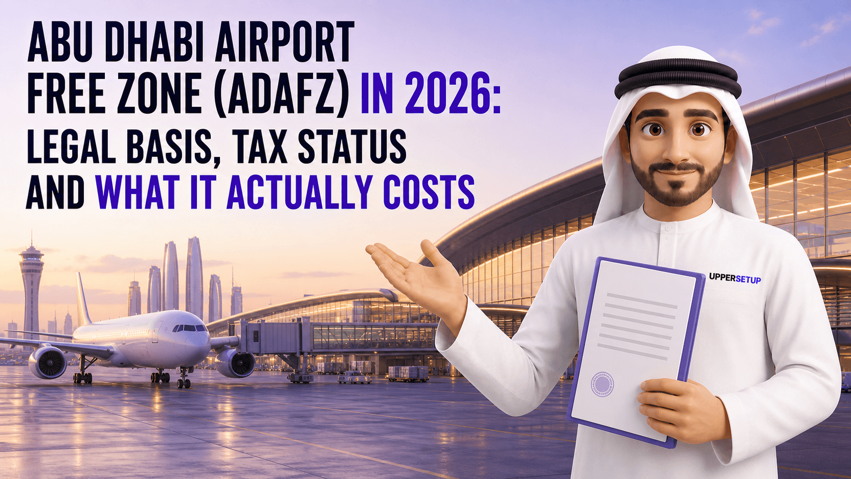Abu Dhabi Airport Free Zone (ADAFZ) in 2026: Legal Basis, Tax Status and What It Actually Costs