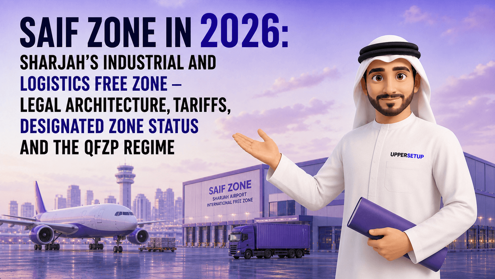 SAIF Zone in 2026: Sharjah’s Industrial and Logistics Free Zone — Legal Architecture, Tariffs, Designated Zone Status and the QFZP Regime