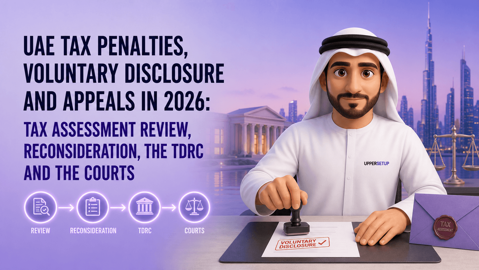 UAE Tax Penalties, Voluntary Disclosure and Appeals in 2026: Tax Assessment Review, Reconsideration, the TDRC and the Courts